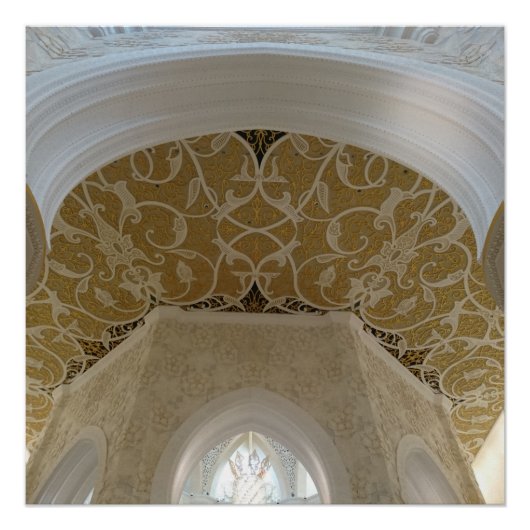 Gold Ceiling 20 x 20 inch,Poster papier,halfglansm Poster (Voorkant)