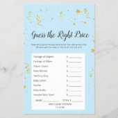 Gold Celebration on Blue kent de juiste prijs Flyer (Voorkant)