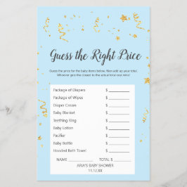 Gold Celebration on Blue kent de juiste prijs Flyer