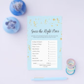 Gold Celebration on Blue kent de juiste prijs Flyer (Enkel)