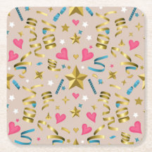 Gold Celebration Onderzetter Set