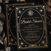 Gold Celestial Black Tarot Kaart Vrijgezellenfeest