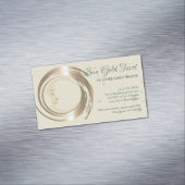 Gold Celestial Tarot Reader Magnetisch Visitekaartje (Voorbeeld)