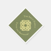 Gold Celtic Cross Classic Faith en Begorrah Servet (Hoek)