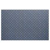 Gold Celtic Cross op Navy Blue Stof (Yard (91,4 cm))