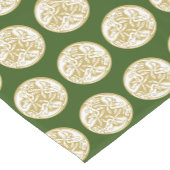 Gold Celtic Dog Trio Pattern Korte Tafelloper (Hoek)