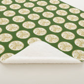 Gold Celtic Dog Trio Pattern Sherpa Deken (3/4)