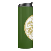 Gold Celtic Dog Trio Thermosbeker (Gedraaid links)