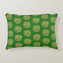 Gold Celtic Horse Pattern Accent Kussen