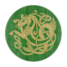 Gold Celtic Horse Pattern