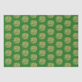 Gold Celtic Horse Pattern Tissuepapier