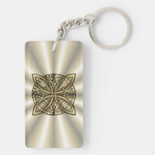 Gold Celtic Knot Original Art Design Sleutelhanger