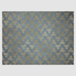 Gold Celtic Knot Spiral Decoupage Tissuepapier