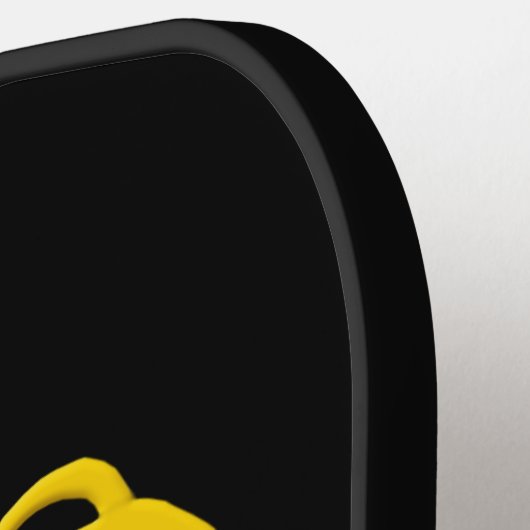 Gold Celtic Seahorse Pickleball Paddle (Links Detail)