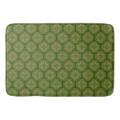 Gold Celtic Shamrock Pattern Badmat (Voorkant)