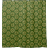 Gold Celtic Shamrock Pattern Douchegordijn (Voorkant)