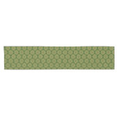 Gold Celtic Shamrock Pattern Korte Tafelloper (Horizontaal)