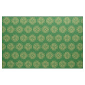 Gold Celtic Shamrock Pattern Stof (Fat Quarter)
