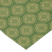 Gold Celtic Shamrock Pattern Tafelkleed (Gekanteld)