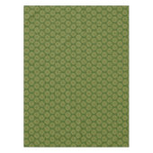 Gold Celtic Shamrock Pattern Tafelkleed (Voorkant)