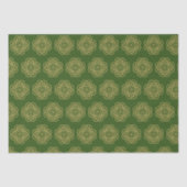 Gold Celtic Shamrock Pattern Tissuepapier (Voorkant)