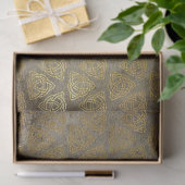 Gold Celtic Trinity Knot Decoupage Tissue Paper Tissuepapier (Geschenk)