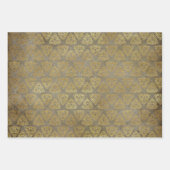 Gold Celtic Trinity Knot Inpakpapier Vel (Voorkant 3)