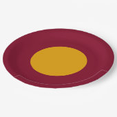 Gold Centered Custom Party Plate Papieren Bordje (Gekanteld)