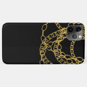 Gold Chains Black Hip Hop Chain Case-Mate iPhone Case (Achterkant (horizontaal))