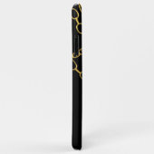 Gold Chains Black Hip Hop Chain Case-Mate iPhone Case (Achterkant/rechts)