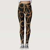 Gold Chains Luxury  Leggings (Voorkant)