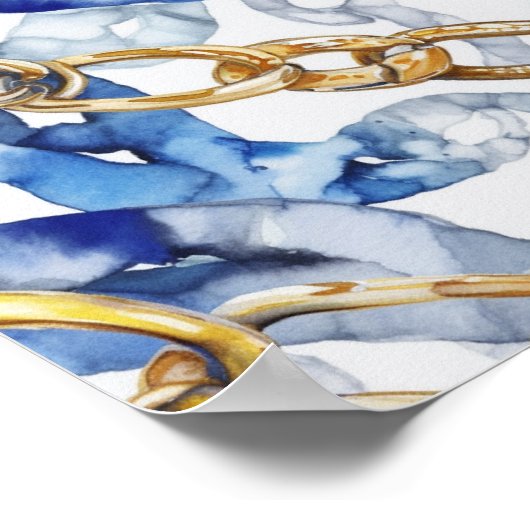 Gold Chains Poster (Hoek)