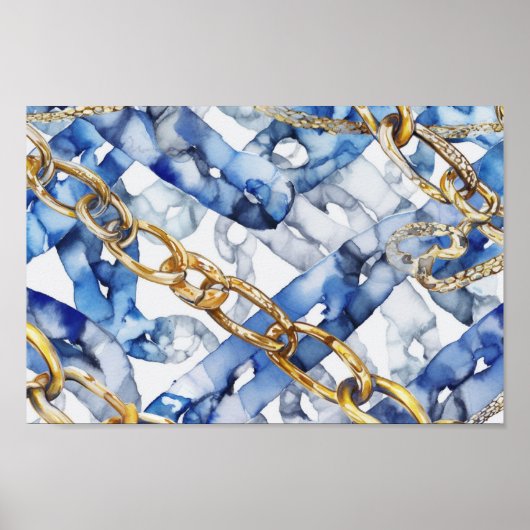 Gold Chains Poster (Voorkant)