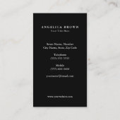 Gold Chakras Meditation Visitekaartje (Achterkant)