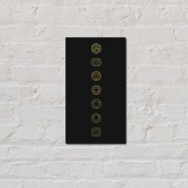 Gold Chakras Meditation Visitekaartje