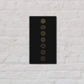 Gold Chakras Meditation Visitekaartje