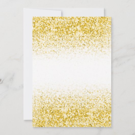 Gold Champagne Bridesmaid Dress Vrijgezellenfeest Kaart (Achterkant)