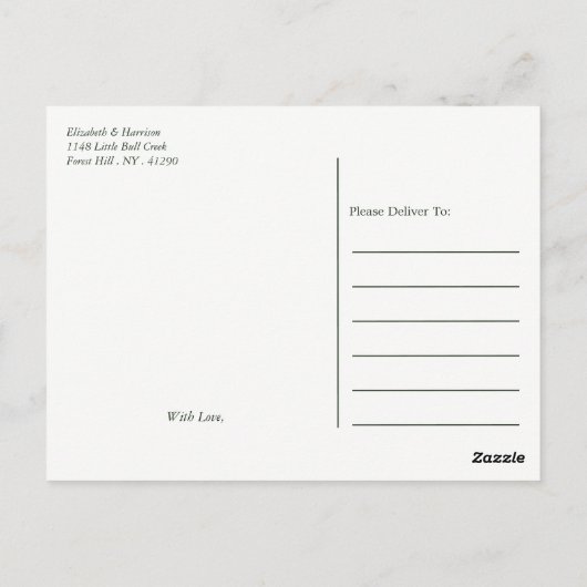 Gold Champagne Bubbles - groen & goud - Hartelijk Briefkaart (Achterkant)