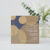 Gold Champagne Bubbles Modern Weddenschap Kaart (Staand voorkant)