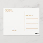 Gold Champagne Bubbles Weddenschap Hartelijk dank Briefkaart (Achterkant)