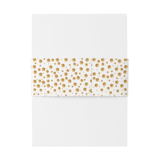 Gold Champagne Bubbles Wedding Uitnodigingen Wikkel (Achterkant Voorbeeld)