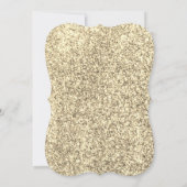 Gold Champagne Shimmer 50th Wedding Jubileum Kaart (Achterkant)