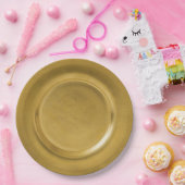 Gold Charger Papieren Bordje (Feest)