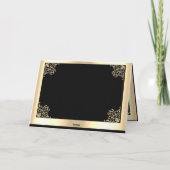 Gold Cheerleader Sports Gefeliciteerd Kaart (Achterkant)