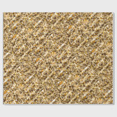 Gold Cheetah Print Cadeaupapier (Vlak)