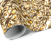 Gold Cheetah Print Cadeaupapier (Rol Hoek)