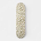 Gold Cheetah Skateboard (Voorkant)