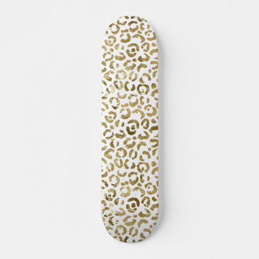 Gold Cheetah Skateboard (Voorkant)