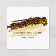 Gold Cheetah Skin-penseelstreken