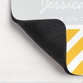 Gold Chevron Mousepad | TBM Muismat (Hoek)